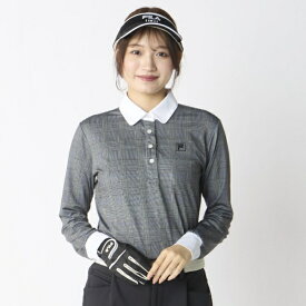 フィラゴルフ｜FILA GOLF レディース 長袖シャツ グレー 796509 [レディース /Mサイズ]【返品交換不可】