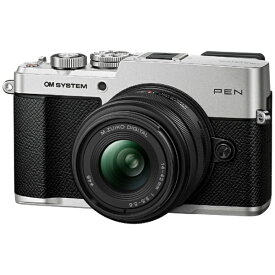 【2026年10月下旬】 OM SYSTEM｜オーエムシステム PEN 14-42mm F3.5-5.6 III レンズキット ミラーレス一眼カメラ シルバー [ズームレンズ]