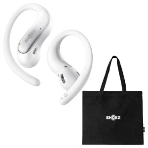 SHOKZ�b�V���b�N�X �y���T�F�L�����o�X�o�b�O�t���z���S���C�����X�C���z�� OpenFit Air 2 �z���C�g SKZ-EP-000076 [���C�����X(���E����) /�������^ /Bluetooth�Ή�]