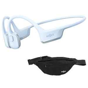 SHOKZ�b�V���b�N�X �y���T�F�E�G�X�g�|�[�`�i�u���b�N�j�t���z�u���[�g�D�[�X�C���z�� �������^ ���`�� OpenRun Air 2 �A�C�X�u���[ SKZ-EP-000080 [���C�����X(�l�b�N�o���h) /���`���^ /Bluetooth�Ή�]