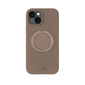 HOLDIT iPhone 17e 360度回転リング付シリコンケース モカブラウン 17199