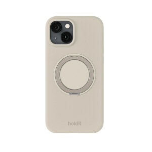 HOLDIT iPhone 17e 360�x��]�����O�t�V���R���P�[�X ���C�g�x�[�W�� 17203