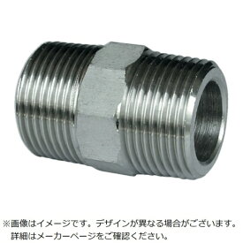 イノック｜INOC 六角ニップル 304STN8A《※画像はイメージです。実際の商品とは異なります》