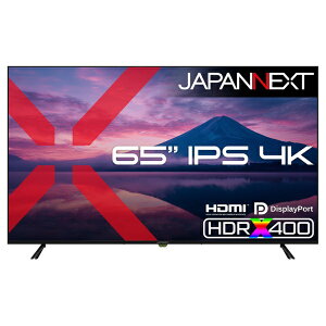 JAPANNEXT�b�W���p���l�N�X�g PC���j�^�[ 2�N�ۏ� JN-IPS65U [65�^ /4K(3840×2160�j /���C�h /60Hz]