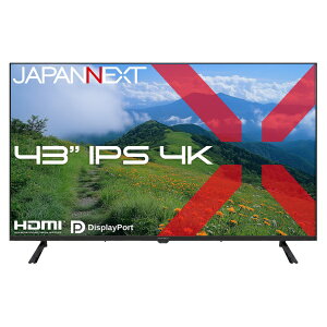 JAPANNEXT�b�W���p���l�N�X�g PC���j�^�[ 2�N�ۏ� JN-IPS43U [43�^ /4K(3840×2160�j /���C�h /60Hz]