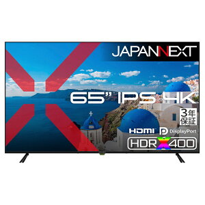 JAPANNEXT�b�W���p���l�N�X�g PC���j�^�[ 3�N�ۏ� JN-IPS65U-H3 [65�^ /4K(3840×2160�j /���C�h /60Hz]