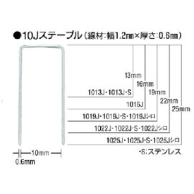 マックス｜MAX ステープル　肩幅10mm　長さ25mm　5000本入り　1025J