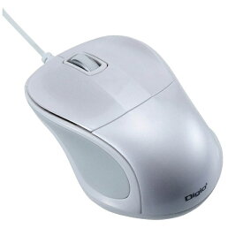 ナカバヤシ｜Nakabayashi マウス Digio2 mini ホワイト MUS-UKT110W [BlueLED /有線 /3ボタン /USB]