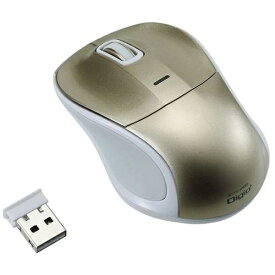ナカバヤシ｜Nakabayashi マウス Digio2 mini ゴールド MUS-RKT109GL [BlueLED /無線(ワイヤレス) /3ボタン /USB]