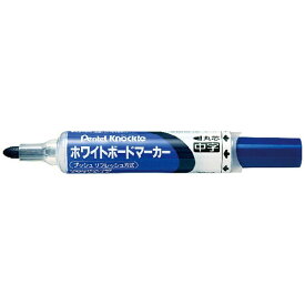 ぺんてる｜Pentel [ホワイトボードマーカー] ノックル〈中字〉 青 XMWLM-C