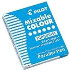 PILOT｜パイロット パラレルペン 専用 カートリッジインキ ターコイズ IRFP-6S-TQ