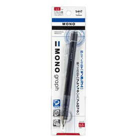 トンボ鉛筆｜Tombow モノグラフ ベーシックカラー シャープペンシル（シャーペン）フレノック機構＆サイドノック式 パック入り ブラック DPA-132B [0.5mm]