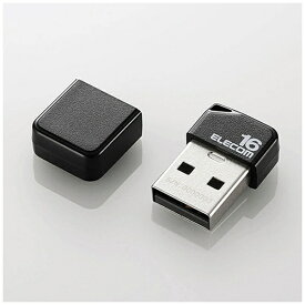 エレコム｜ELECOM USBメモリ (Chrome/iPadOS/iOS/Mac/Windows11対応) ブラック MF-SU2B16GBK [16GB /USB TypeA /USB2.0 /キャップ式 /【保証期間】1年]【rb_pcacc】