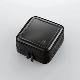 ELECOM｜エレコム Blu-ray/CD/DVD対応 ファスナーケース 60枚収納 ブラック CCD-HB60BK[CCDHB60BK]