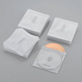 エレコム｜ELECOM Blu-ray/CD/DVD対応 不織布ケース 240枚収納 ホワイト CCD-NIWB240WH[CCDNIWB240WH]