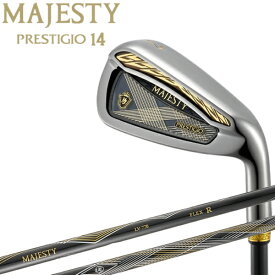 マジェスティ｜MAJESTY アイアンセット プレステジオ 14 PRESTIGIO 14 ブラック [6本セット /LV770 BLACK /SR /メンズ /右利き用]
