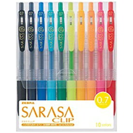 ゼブラ｜ZEBRA SARASA CLIP(サラサクリップ) ボールペン 10色セット JJB15-10CA [0.7mm]