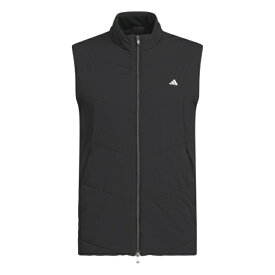 アディダス｜adidas メンズ CLIMAWARM+ クライマウォーム+ 撥水 防風 フルジップベスト ブラック F6371 [メンズ /J/XLサイズ]【返品交換不可】