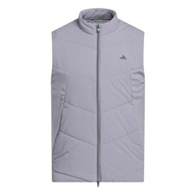 アディダス｜adidas メンズ CLIMAWARM+ クライマウォーム+ 撥水 防風 フルジップベスト スレート F6371 [メンズ /J/Lサイズ]【返品交換不可】