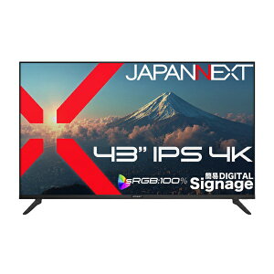 JAPANNEXT�b�W���p���l�N�X�g C���j�^�[ 2�N�ۏ� JN-IPS43U2-M [43�^ /4K(3840×2160�j /���C�h /60Hz]