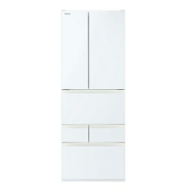 【2026年10月19日発売】 東芝｜TOSHIBA 冷蔵庫 VEGETA（ベジータ）FKシリーズ グランホワイト GR-A550FK(EW) [幅68.5cm /551L /6ドア /観音開きタイプ /2026年]《基本設置料金セット》