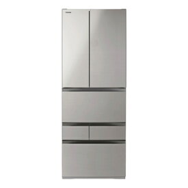東芝｜TOSHIBA 冷蔵庫 VEGETA（ベジータ）FKシリーズ シフォングレー GR-A600FK(EH) [幅68.5cm /601L /6ドア /観音開きタイプ /2026年]《基本設置料金セット》
