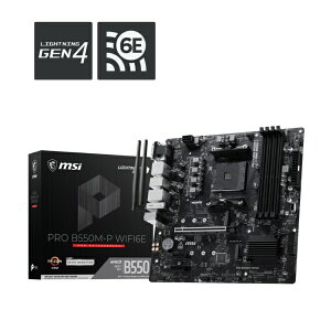 MSI�b�G���G�X�A�C �}�U�[�{�[�h(Socket AM4) PRO B550M-P WIFI6E [MicroATX]