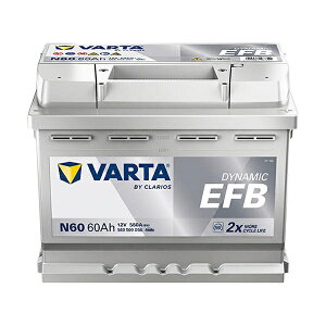 VARTA�b�o���^ 560 500 056 ���B�ԗpDIN�K�i�A�C�h�����O�X�g�b�v�ԃo�b�e���[ Dynamic EFB �K�i�FLN2 EFB �y���[�J�[�����E���Ԏw��E�ԕi�s�z