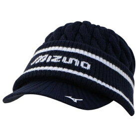 mizuno｜ミズノ メンズ ブレスサーモブリムニットキャップ（ネックウォーマー付き） ディープネイビー E2MWC505 [メンズ /フリーサイズ：頭周り56〜60cm]【返品交換不可】