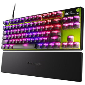 SteelSeries｜スティールシリーズ ゲーミングキーボード＋リストレスト(ラピッドトリガー対応) Apex Pro TKL Gen 3(US配列) Cyber 64980 [有線 /英語配列 /磁気スイッチ]