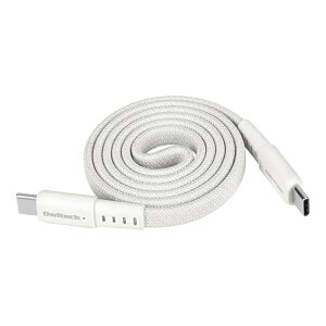 OWLTECH�b�I�E���e�b�N USB-C �� USB-C�P�[�u�� [�[�d /�]�� /0.7m /PD240W /USB2.0] �z���C�g OWL-CBM4CC-7-WH [USB-C �� USB-C]