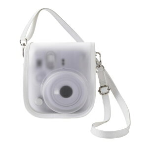 ELECOM�b�G���R�� instax mini 13/12(�`�F�L)�p �J�����P�[�X �z���C�g IC-CCM13WH