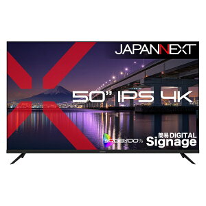 JAPANNEXT�b�W���p���l�N�X�g PC���j�^�[ 2�N�ۏ� JN-IPS50U-M [50�^ /4K(3840×2160�j /���C�h /60Hz]