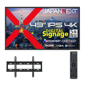 JAPANNEXT�b�W���p���l�N�X�g �T�C�l�[�W���j�^�[ 5�N�ۏ� JN-Si43U-24-H5 [43�^ /4K(3840×2160�j /���C�h /60Hz]