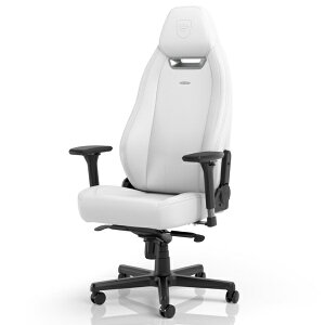 noblechairs�b�m�[�u���`�F�A�[�Y �Q�[�~���O�`�F�A [W670xD570xH1300�`1365mm] LEGEND - WHITE EDITION �s���A�z���C�g NBL-LGD-GER-WED-SGL [�A�[�����X�g���� /�w�b�h���X�g���� /���b�L���O���� /���N���C�j���O