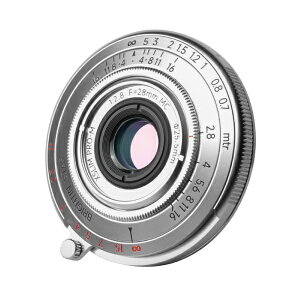 BRIGHTINSTAR�b�u���C�e�B���X�^�[ 28mm F2.8 ���C�JM�}�E���g �V���o�[ BS-28F28-M-S