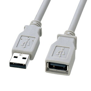 �T�����T�v���C�bSANWA SUPPLY 3.0m�mUSB-A �� USB-A�n2.0�A�_�v�^ �]�� ���C�g�O���[�@KU20-ECEN3K�yrb_ cable_cpn�z