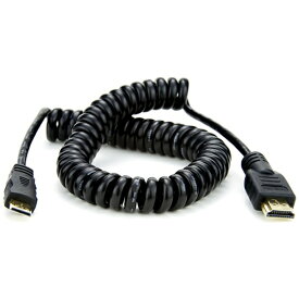ATOMOS｜アトモス 1 X Coiled Mini HDMI to Full HDMIケーブル (50cm) ATOMCAB009