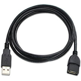 アイネックス｜ainex USB-108C (USB延長ケーブル) ブラック