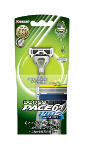 【エントリーで最大全額ポイント還元|11/5迄】 ドルコ|DORCO PACE6Plus 男性用替刃式 カミソリ6枚刃 本体 トリマー付〔ひげそり〕