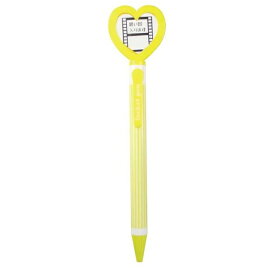 エポックケミカル｜EPOCH Chemical ロケット付 ハート型 ボールペン レモンイエロー 430-280 [0.8mm]