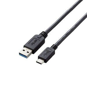 ELECOM�b�G���R�� USB3-AC15BK�@USB3.1�P�[�u��(A-TypeC/1.5m)�yrb_ cable_cpn�z