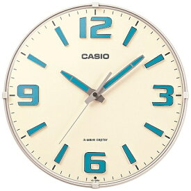 【エントリーで最大全額ポイント還元｜6/27迄】 CASIO｜カシオ 掛け時計 【wave ceptor（ウェーブセプター）】 ホワイト IQ1009J7JF [電波自動受信機能有]