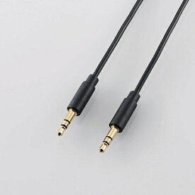 ELECOM｜エレコム ミニコンポ用 3.5φオーディオケーブル（ブラック/1.5m）　DH-MMCN15