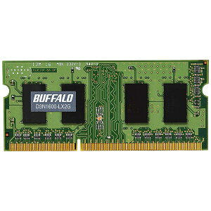 BUFFALObobt@[ PC3L-12800 iDDR3L-1600jΉm[gPCp[ S.O.DIMMi2GBj D3N1600-LX2G