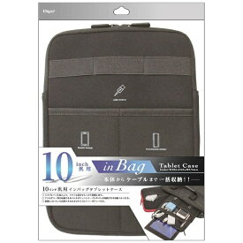 ナカバヤシ｜Nakabayashi 10インチタブレット用［横幅 275mm］　マルチタブレットケース　ブラック　TBC-FC101606BK[TBCFC101606BK]