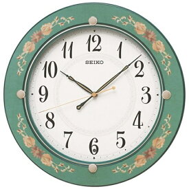 SEIKO｜セイコー 掛け時計 【スタンダード】 緑 KX220M [電波自動受信機能有]