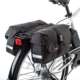Panasonic｜パナソニック ハリヤ用 サイクルバッグ パニアバッグ（ブラック） NCY700S[NCY700S]