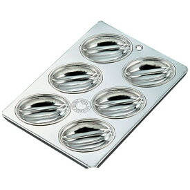 久保寺軽金属工業所 ブリキ マフィン型 メロン型 6カップ ＜WMH02＞[WMH02]