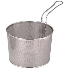 三宝産業｜SAMPO SANGYO パンチングボイルバスケット 片手ハンドル 21cm ＜ABI2702＞[ABI2702]